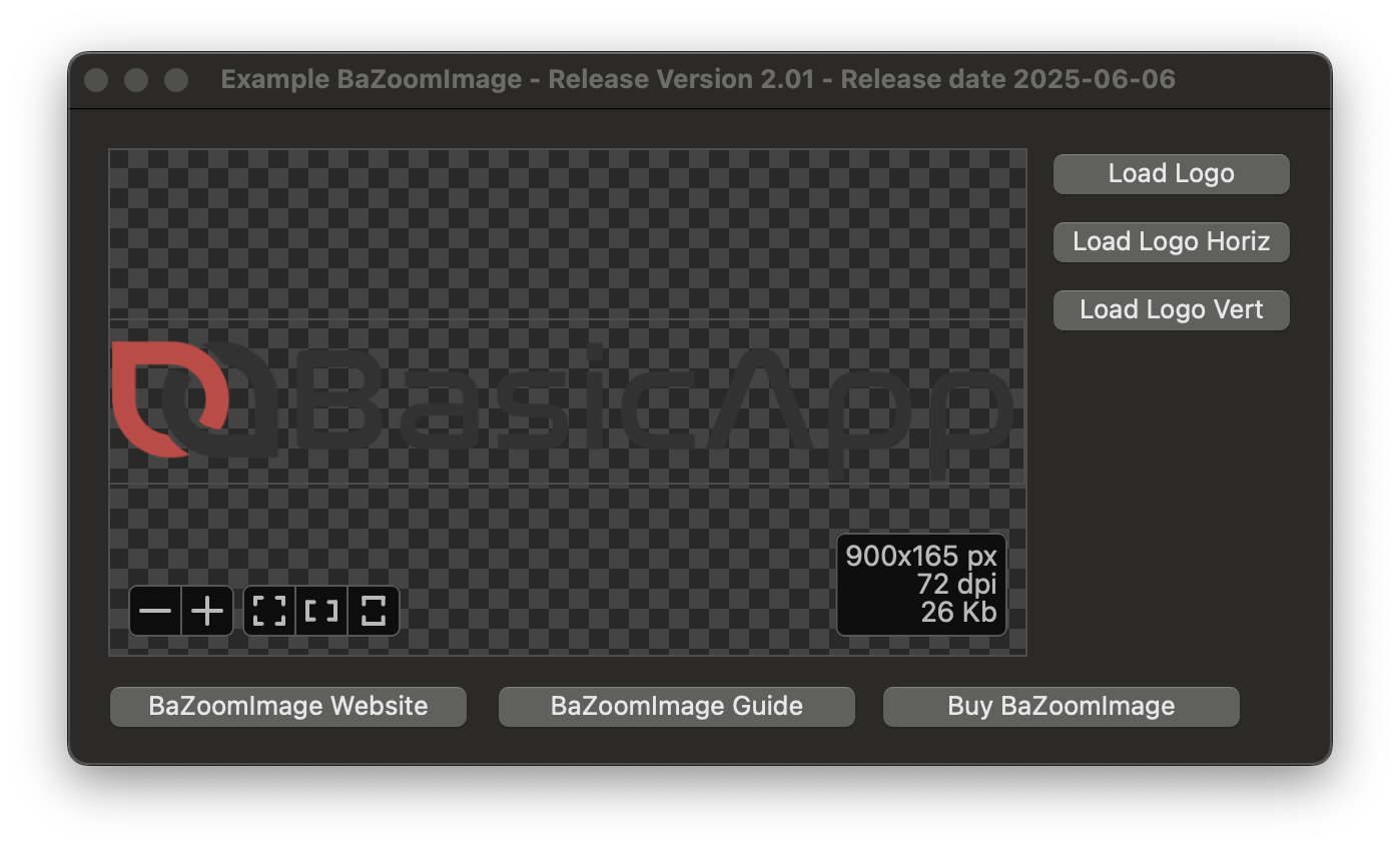 BasicApp Xojo Zoom Image 1 dark