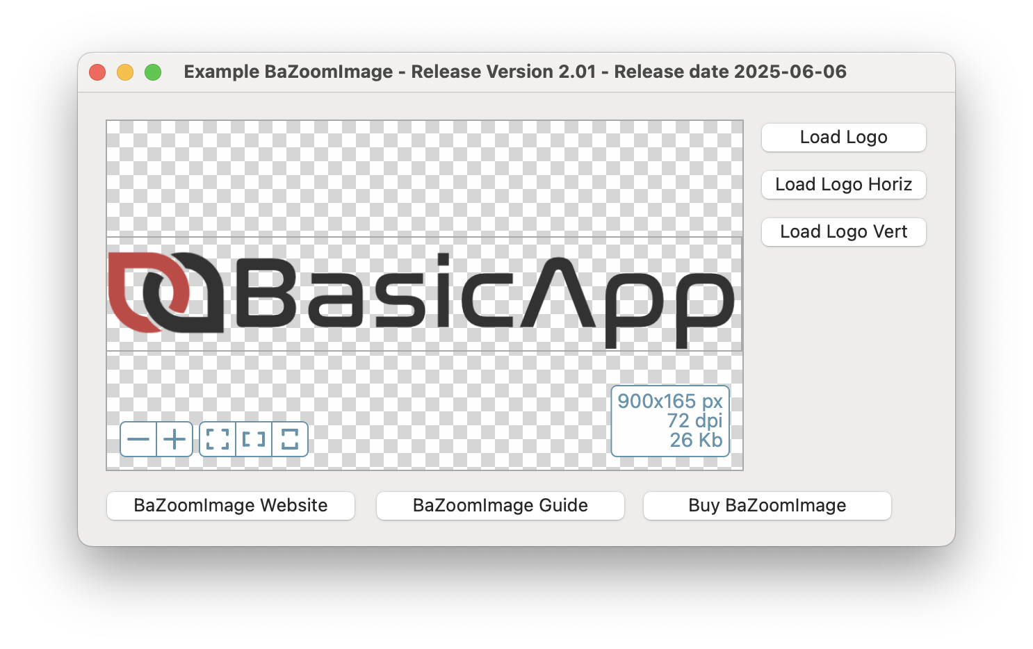 BasicApp Xojo Zoom Image 1 light